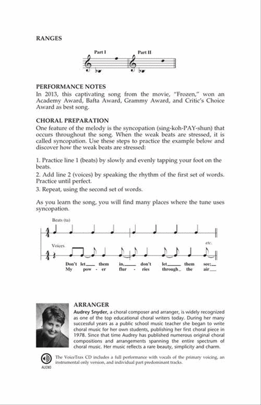 Let It Go (from Frozen) 2-Part scores gallery preview page 3