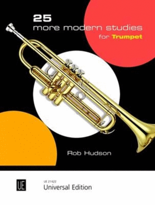 Book cover for 25 More Modern Studies For Trumpet
