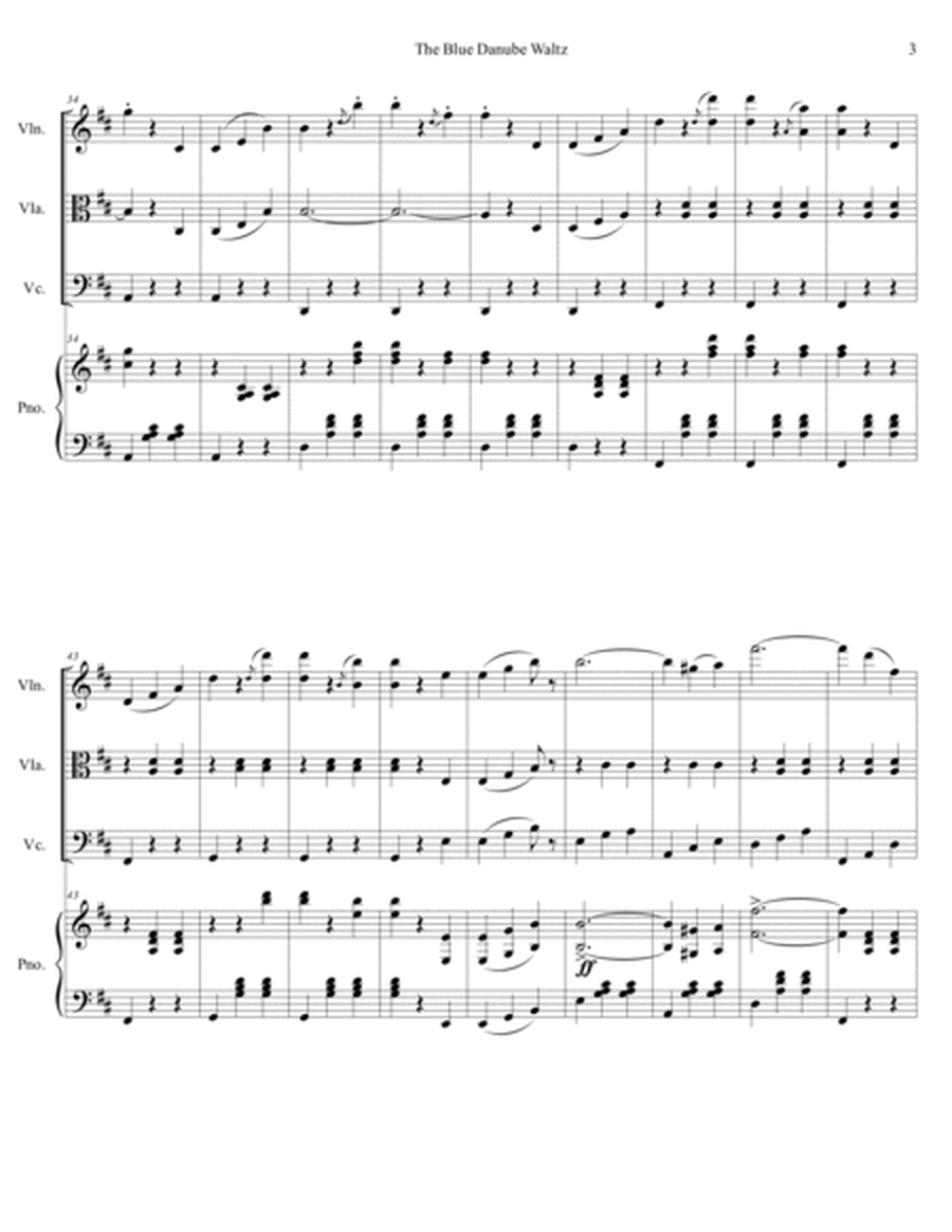 Johann Strauss II - The Blue Danube Waltz arr. for piano quartet