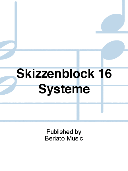 Skizzenblock 16 Systeme