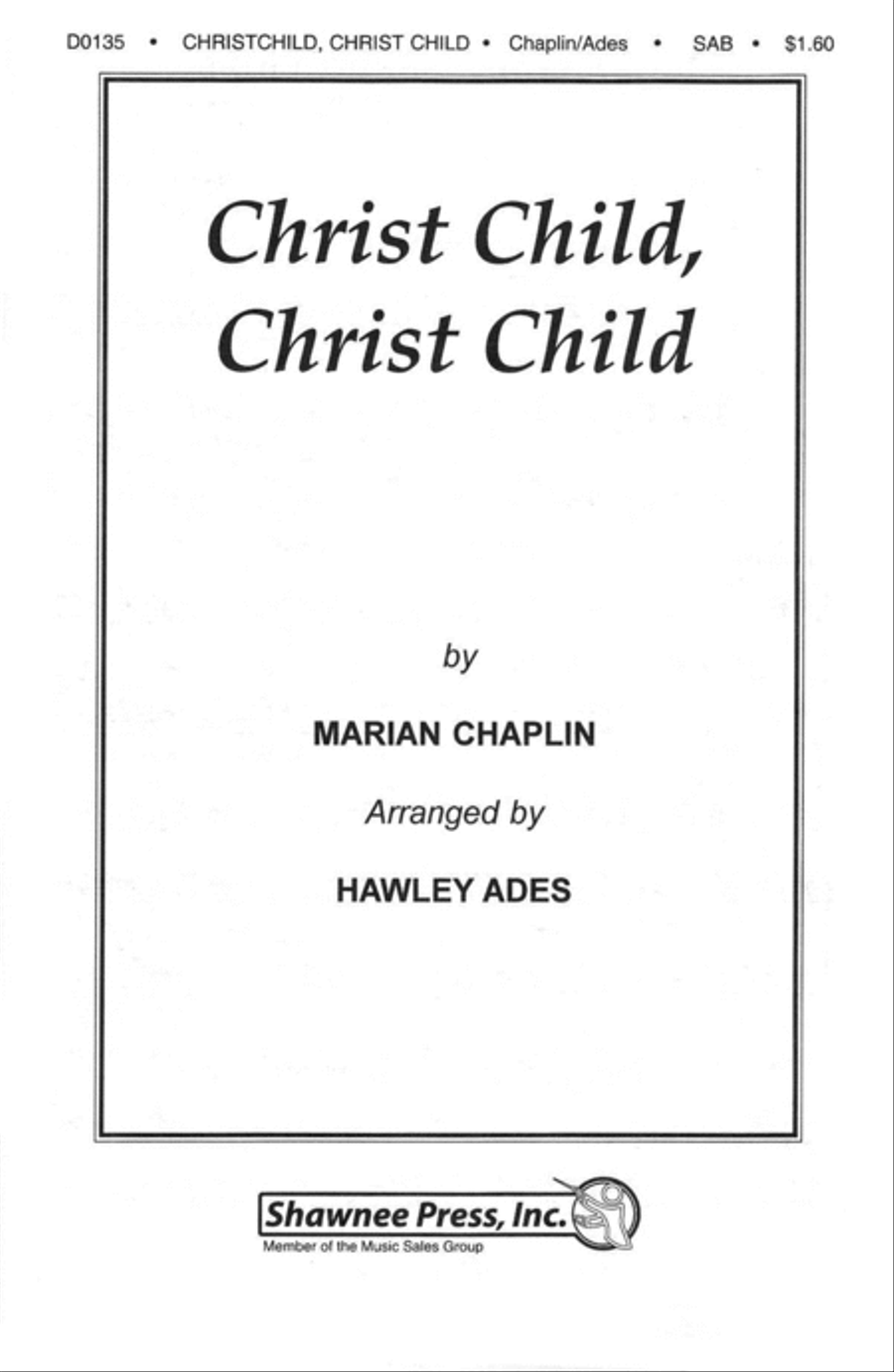 Christ Child, Christ Child 3-Part scores gallery preview page 1