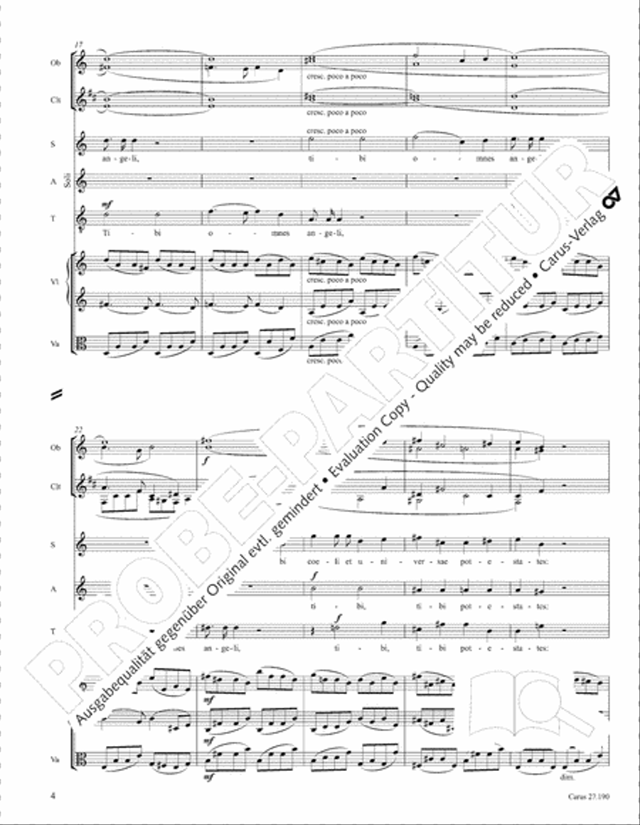 Te Deum 4-Part scores gallery preview page 11