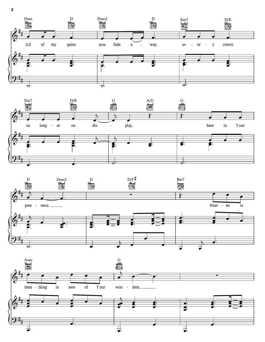 Here In Your Presence Acoustic Guitar scores gallery preview page 2