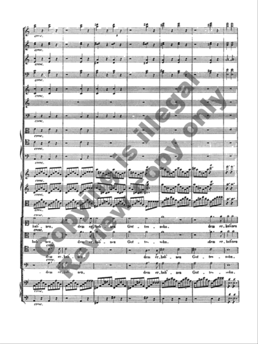 Hallelujah Chorus (Hallelujah unto God's Almighty Son!) (Orchestra Score and Parts) Choir scores gallery preview page 39