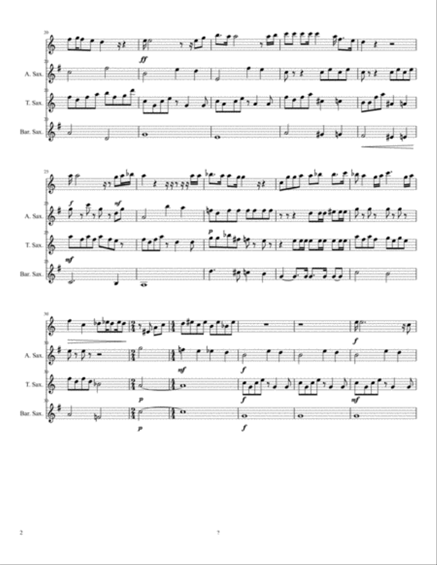 Bohemian Rhapsody Bohemian Rhapsody Small Ensemble scores gallery preview page 2
