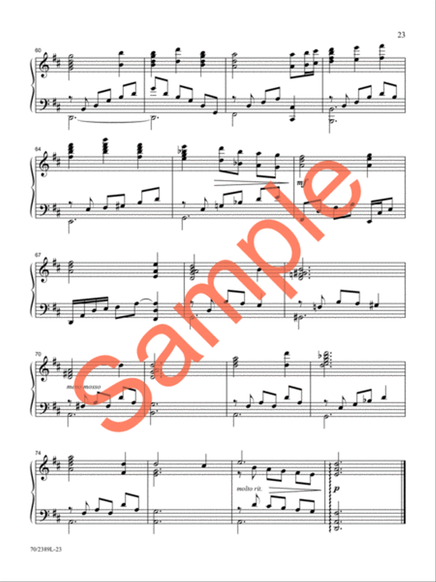 The Rugged Cross, the Empty Tomb Piano Solo scores gallery preview page 18