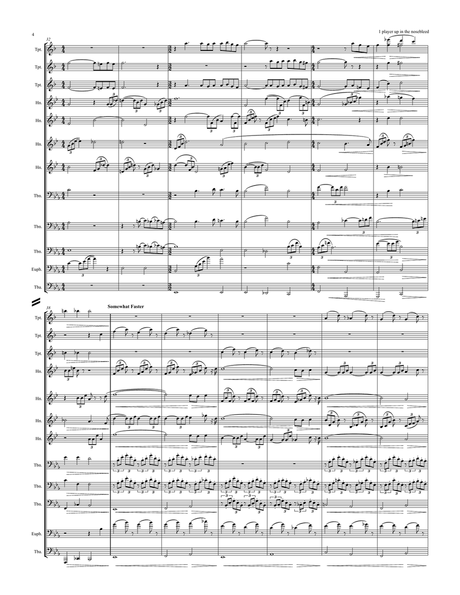 Adagio Sostenuto Main Theme Score scores gallery preview page 4