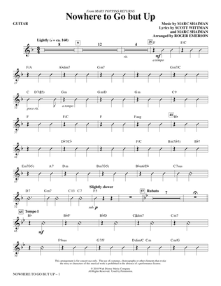 Nowhere to Go But Up (from Mary Poppins Returns) (arr. Roger Emerson) - Guitar