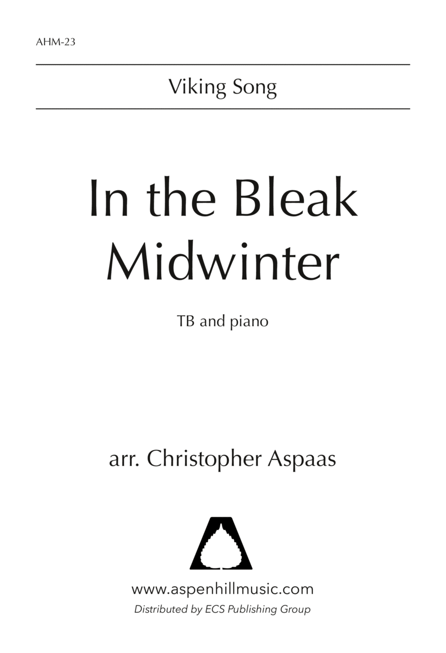 In the Bleak Midwinter In the Bleak Midwinter TB scores gallery preview page 1