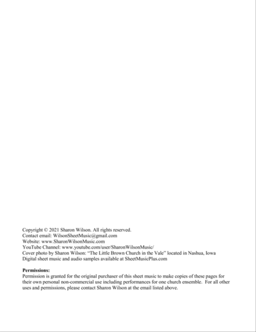 There Is a Fountain (for Flute and Violin Duet with Piano accompaniment) Flute scores gallery preview page 2