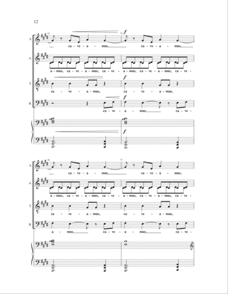 If Only the World (Ubi Caritas) 4-Part scores gallery preview page 11