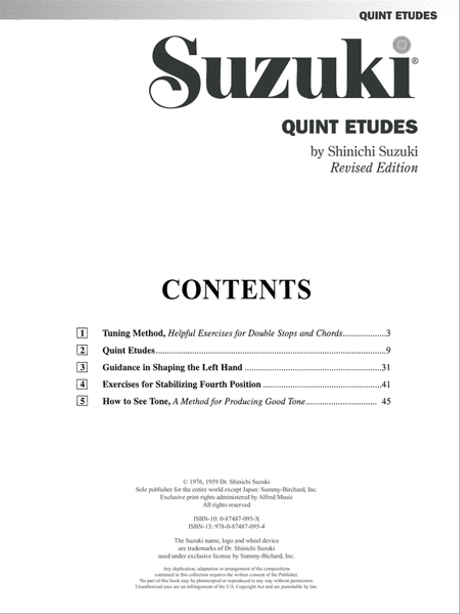 Quint Etudes