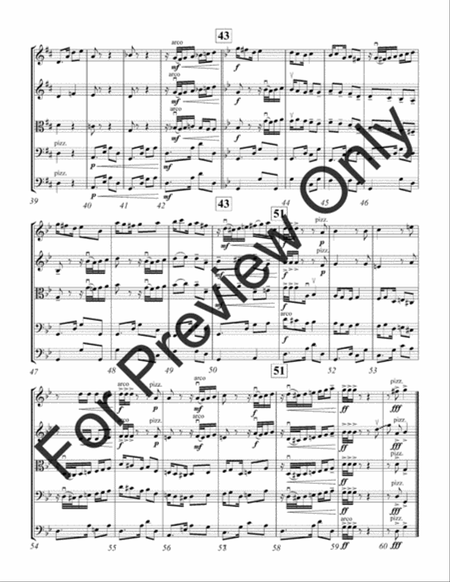 El Gato Tango (Score) String Orchestra scores gallery preview page 6