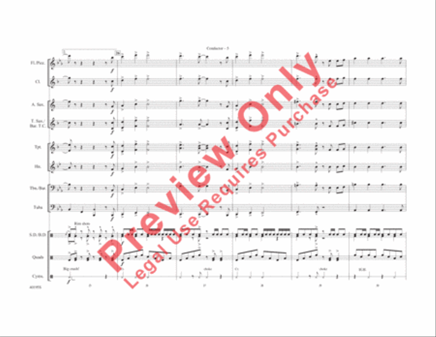 She Loves You Marching Band scores gallery preview page 12