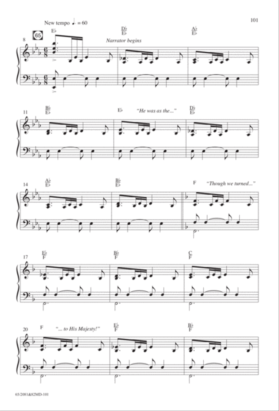 And It Came to Pass, Emmanuel 4-Part scores gallery preview page 19