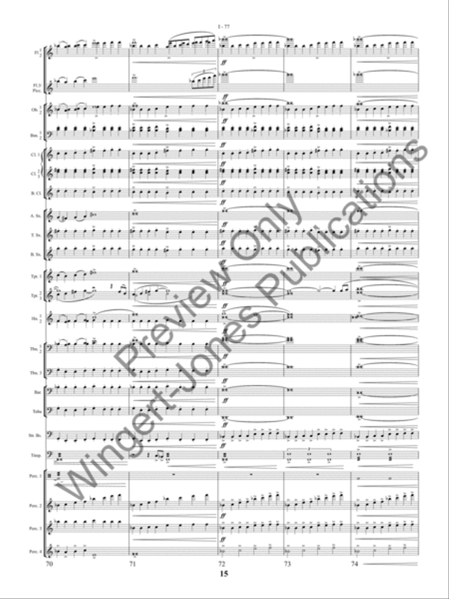 I-77 I-77 Concert Band scores gallery preview page 18