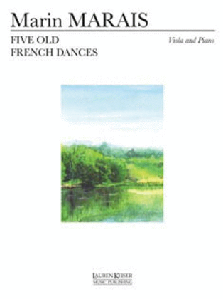 Book cover for Five Old French Dances Viola/Piano