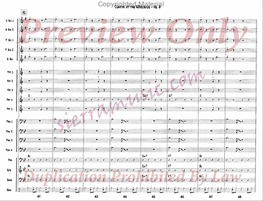 Jumpin' At The Woodside Jazz Ensemble scores gallery preview page 7