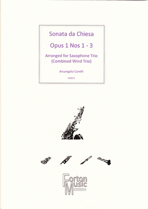 Book cover for Sonata da Chiesa, Op 1 nos 1-3