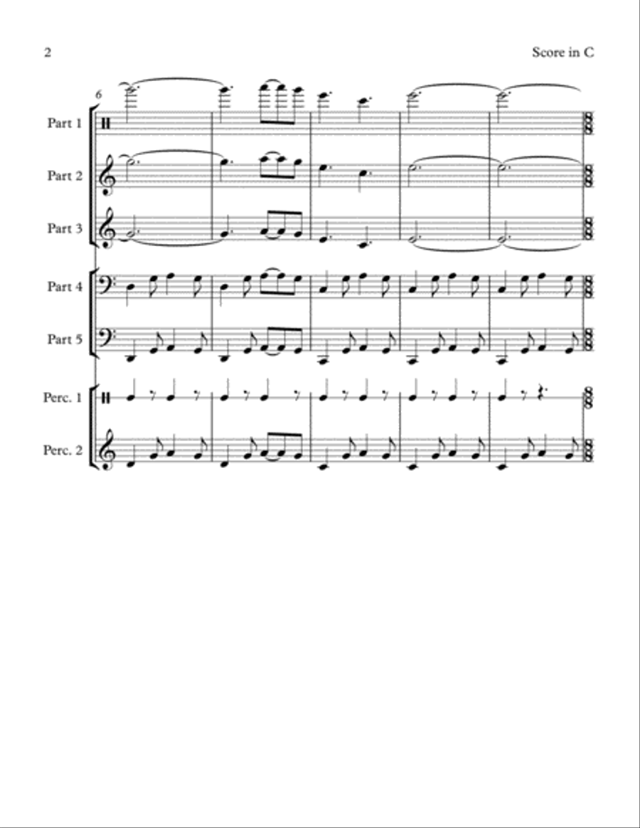 MUSIC FOR FRIENDS VOLUME 2 Concert Band scores gallery preview page 5