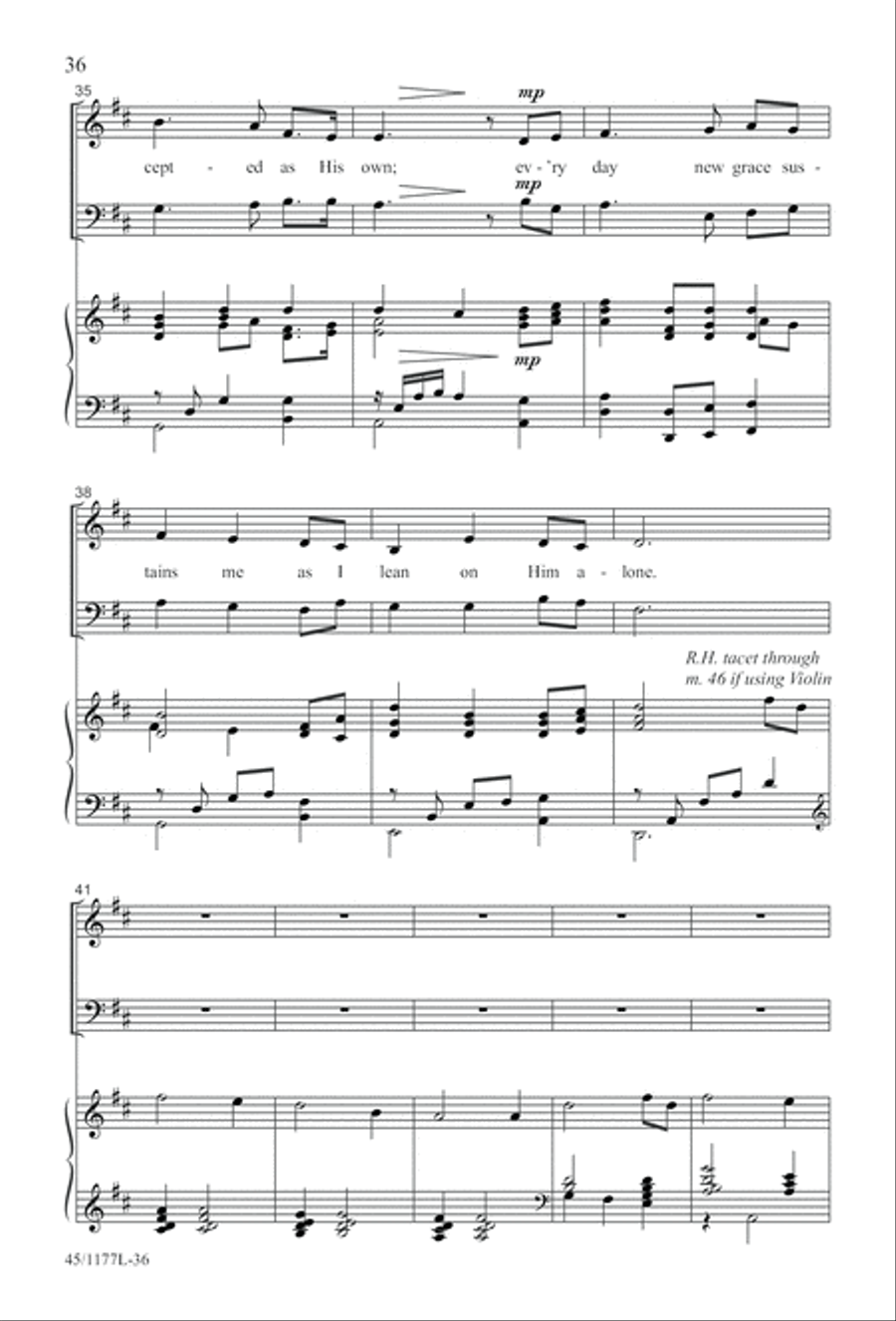 5 Getty Anthems for about 10 Singers 4-Part scores gallery preview page 37