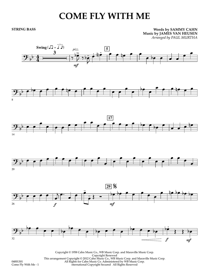 Come Fly With Me - String Bass