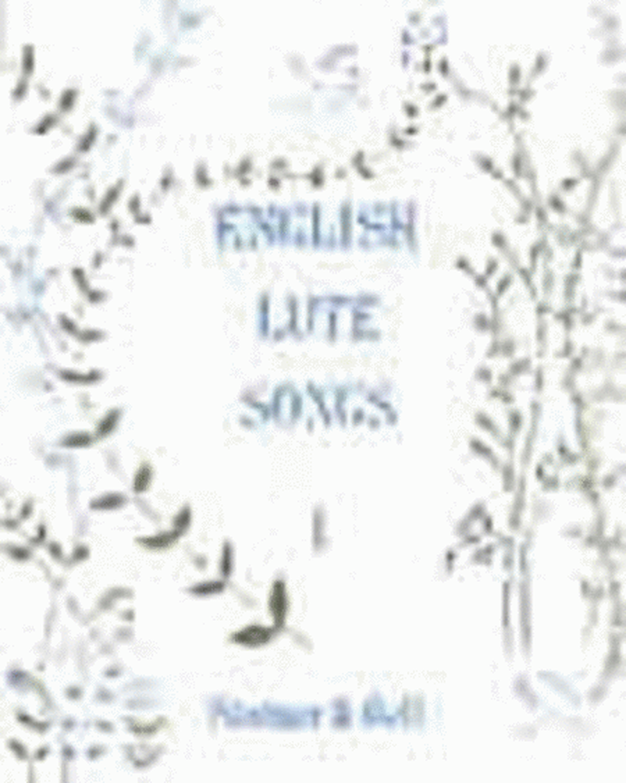 English Lute Songs Book 1