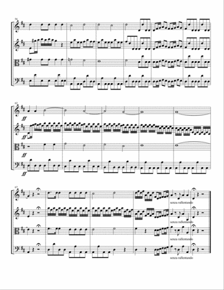 Gloria Vivaldi String Orchestra scores gallery preview page 5