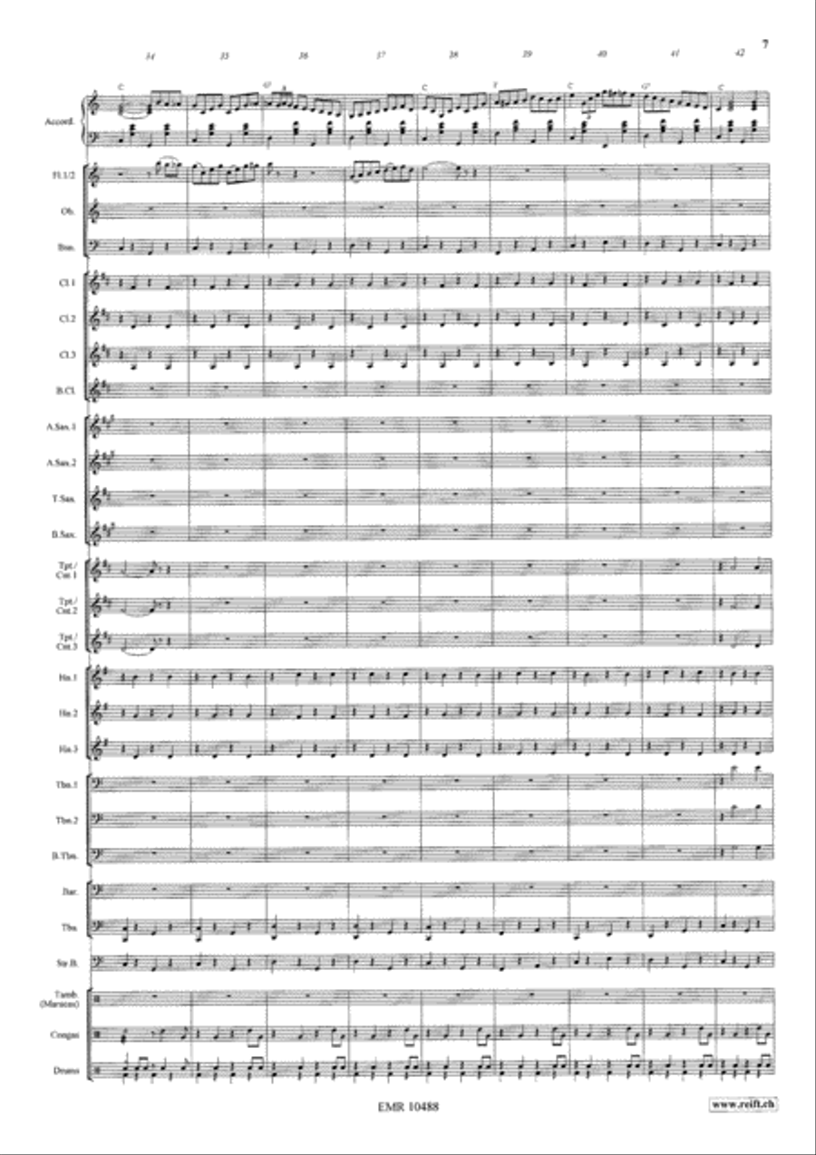 Tico Tico Tico Tico Concert Band scores gallery preview page 8