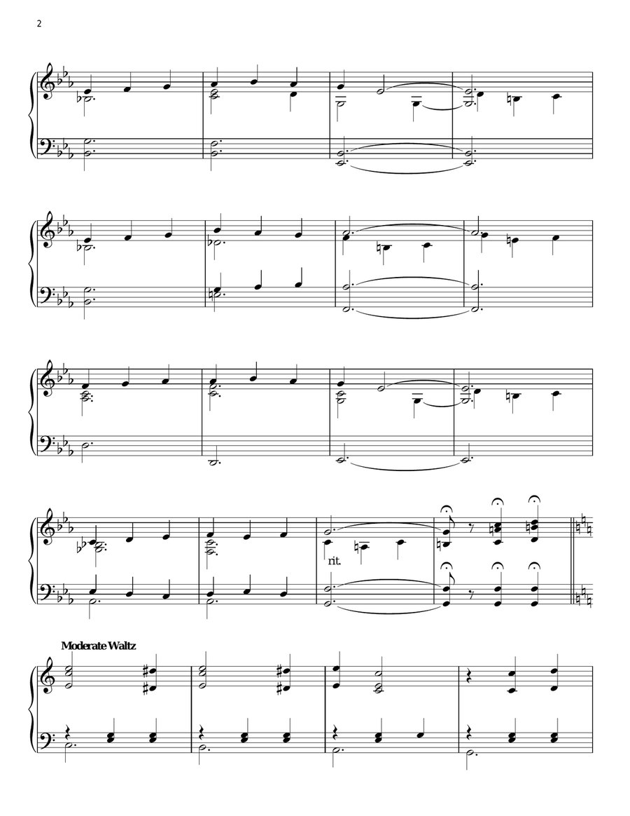 The River Seine (La Seine) Piano Solo scores gallery preview page 2