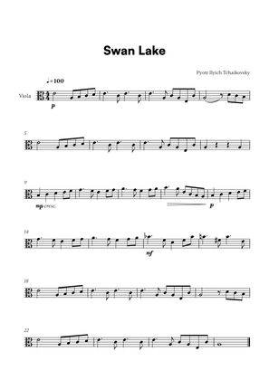 Tchaikovsky - Swan Lake (for Viola Solo)