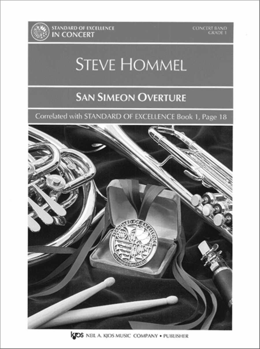 San Simeon Overture-Score Concert Band scores gallery preview page 1