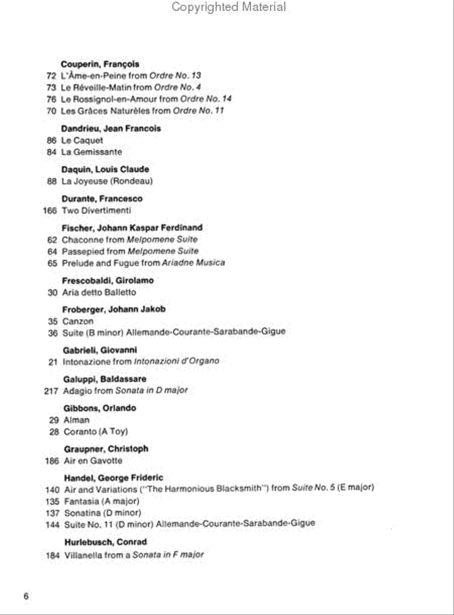 An Anthology of Piano Music Volume 1: The Baroque Period Piano Solo scores gallery preview page 3