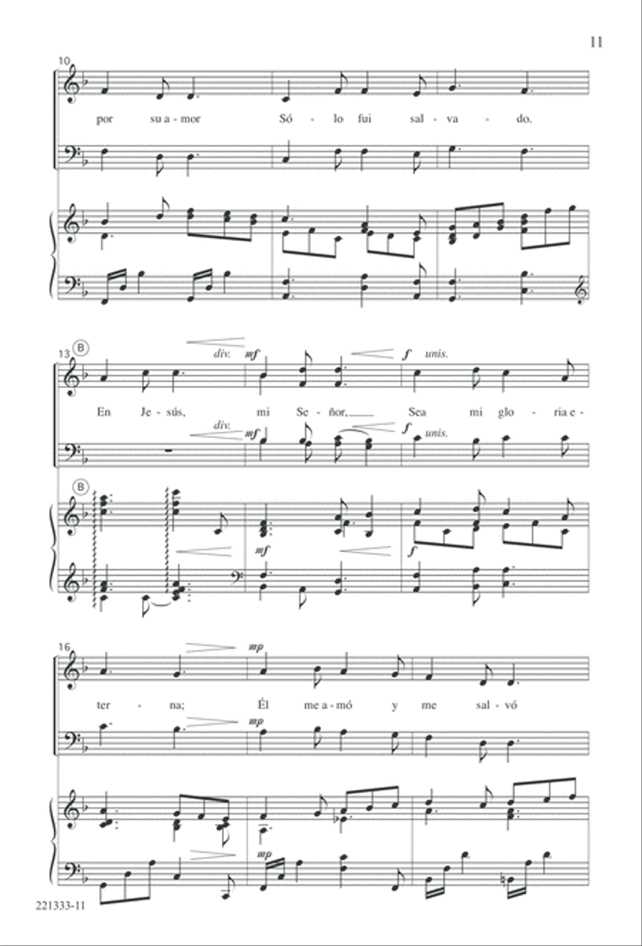 Siervos de Jesus Siervos de Jesus 4-Part scores gallery preview page 15