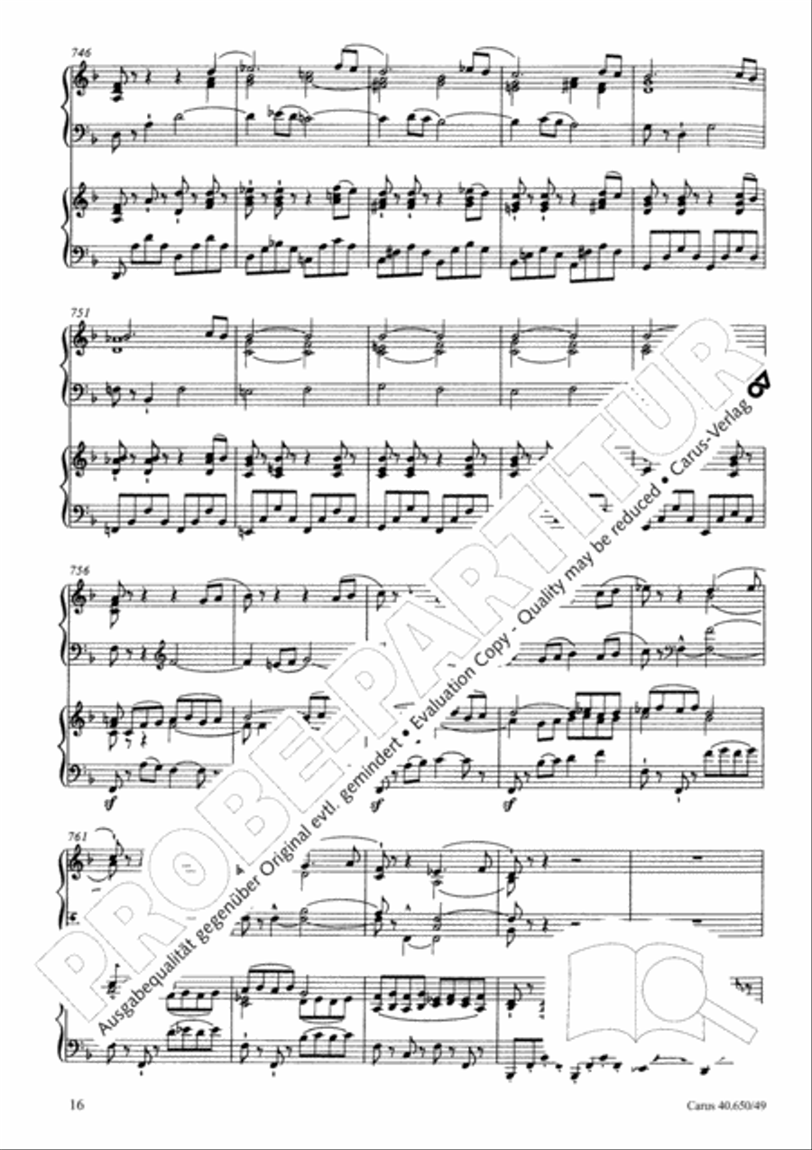 Petite Messe solennelle 4-Part scores gallery preview page 17