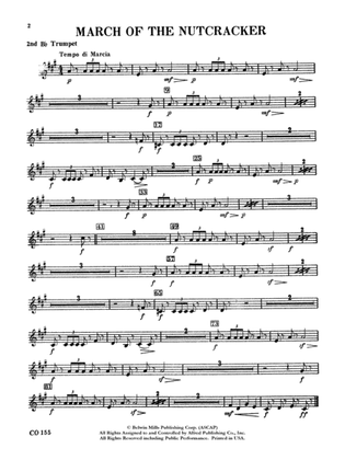 Nutcracker Ballet, Set II ("March of the Nutcracker" and "Trepak"): 2nd B-flat Trumpet