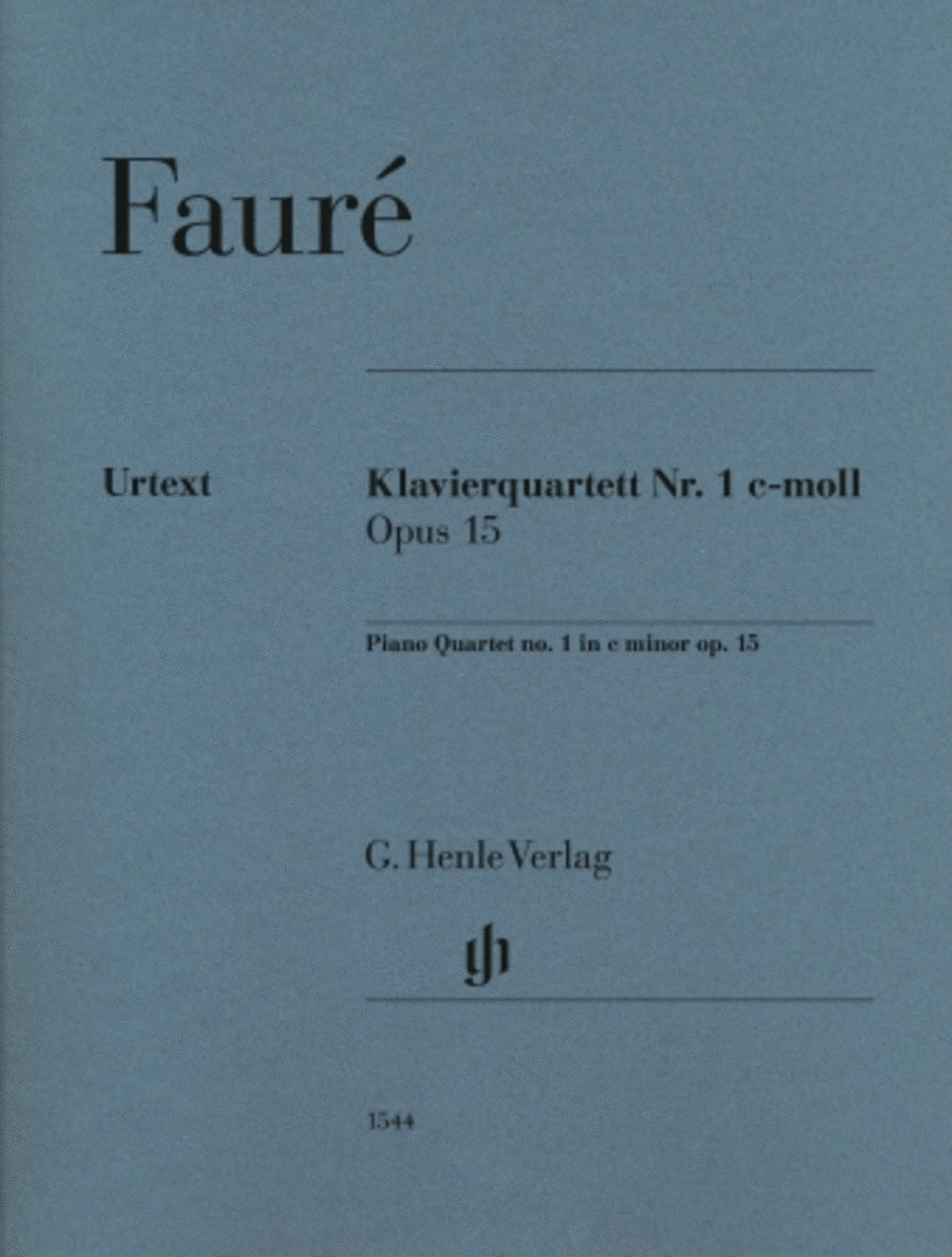 Piano Quartet No. 1 in C Minor, Op. 15 Piano Quartet scores gallery preview page 1