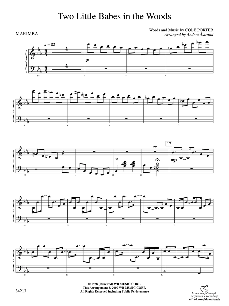 The Cole Porter Mallet Collection: 3rd Mallet Percussion