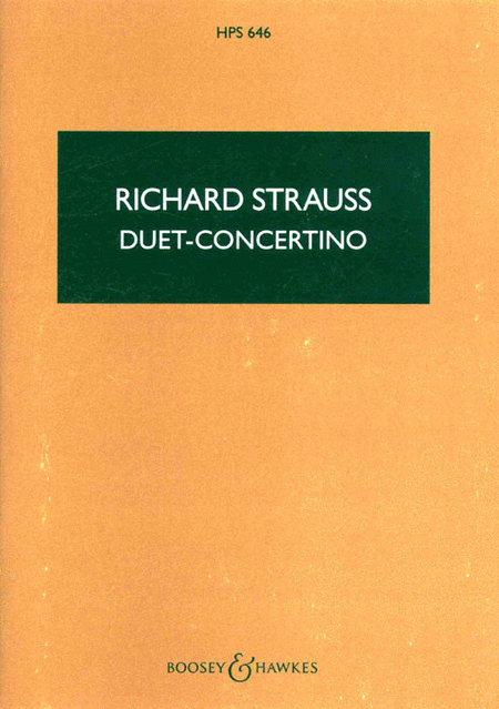 Duet Concertino for Clarinet, Bassoon and String Orchestra