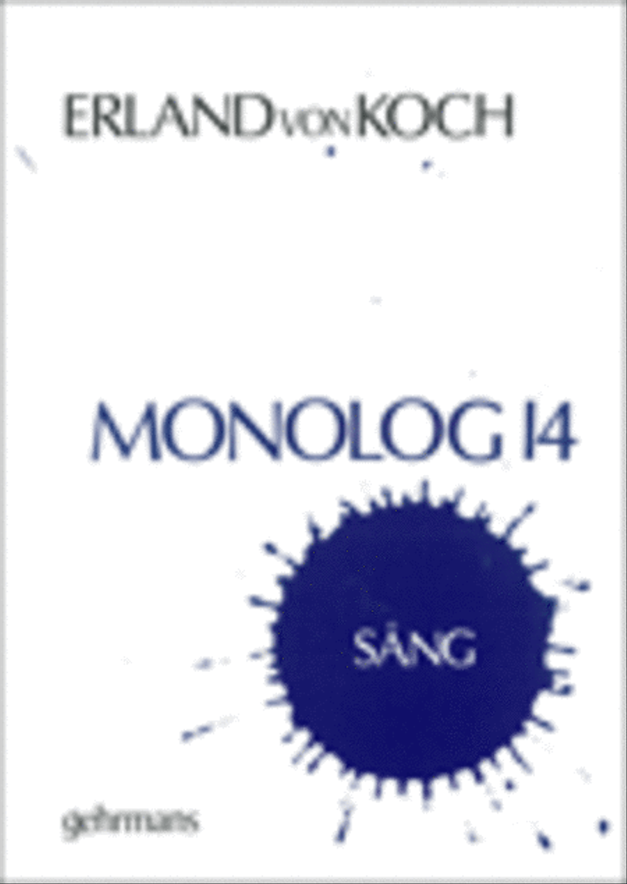 Monolog 14 Voice Solo scores gallery preview page 1
