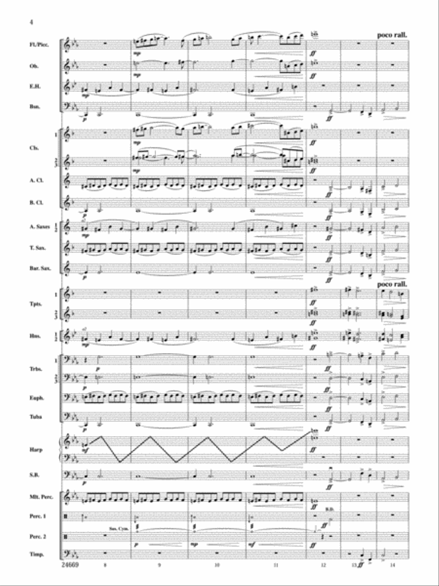 Metroplex: Three Postcards from Manhattan Concert Band scores gallery preview page 3