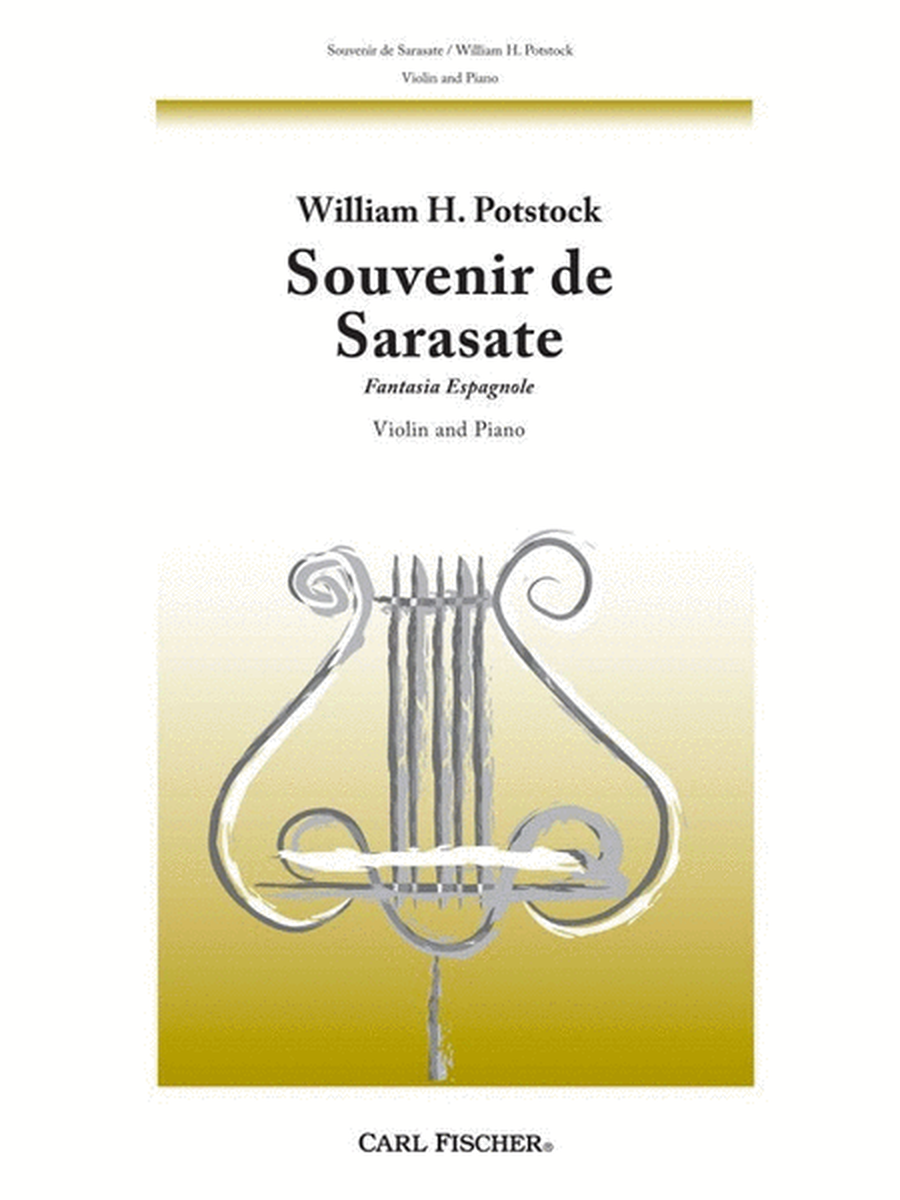 Potstock - Souvenir De Sarasate Violin/Piano
