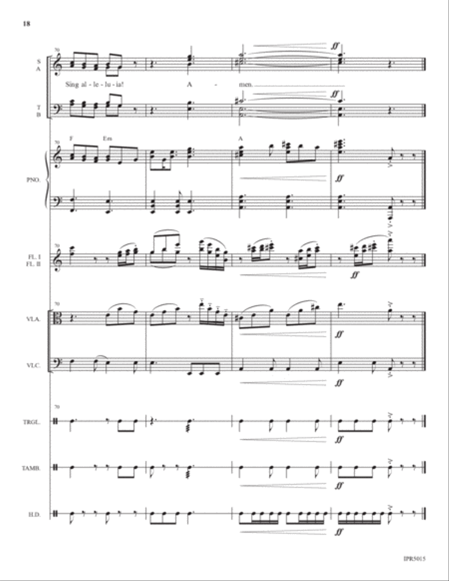 An Advent Awakening - Full Score Choir scores gallery preview page 18