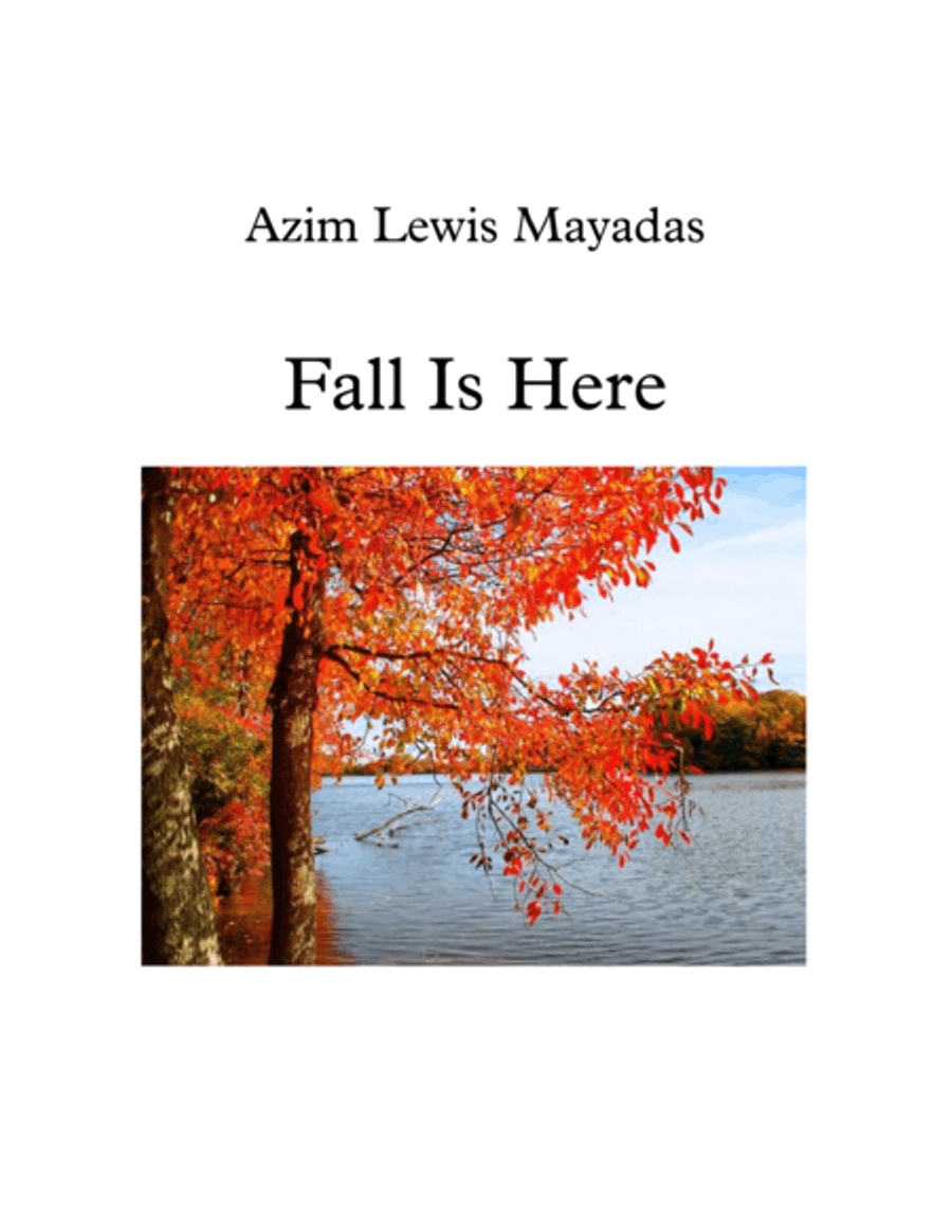 Fall is Here Voice scores gallery preview page 1