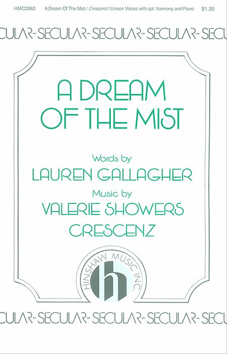 A Dream of the Mist SA scores gallery preview page 1