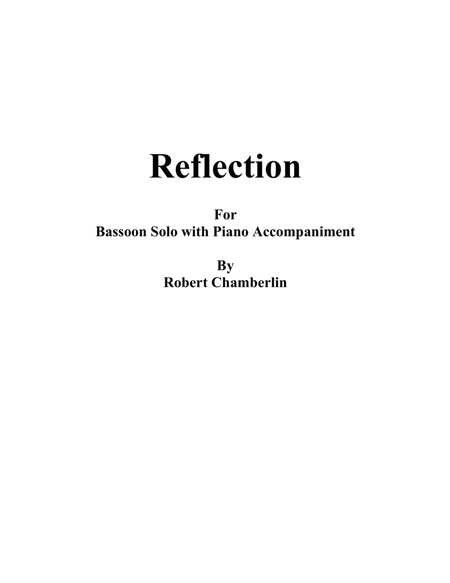 Reflection for bassoon and piano image number null