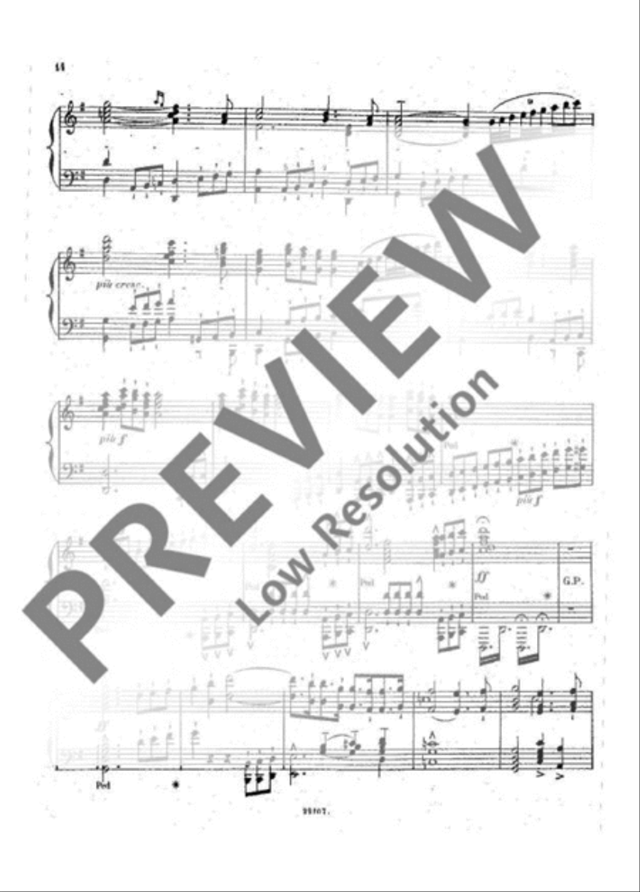 Großer Festmarsch Piano Solo scores gallery preview page 15