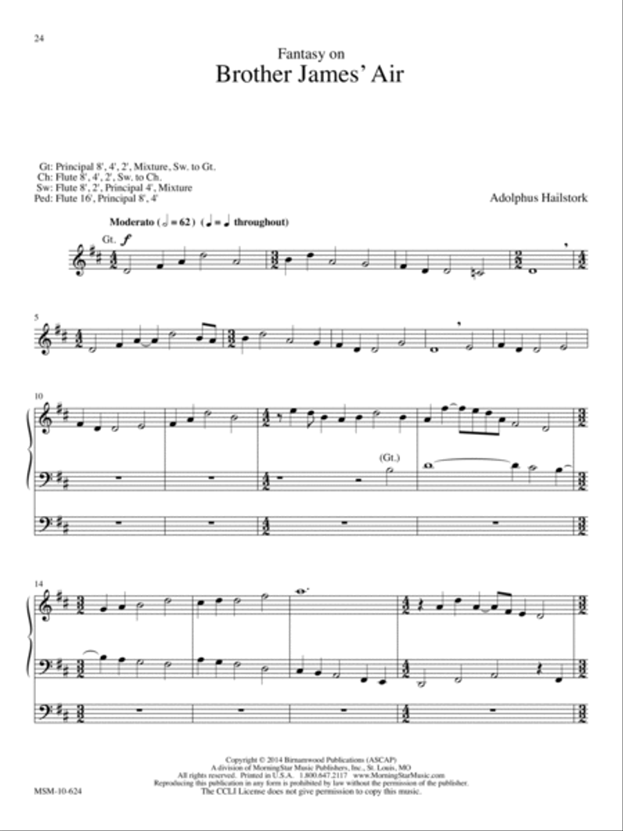 African-American Organ Music Anthology, Volume 7 Organ scores gallery preview page 8
