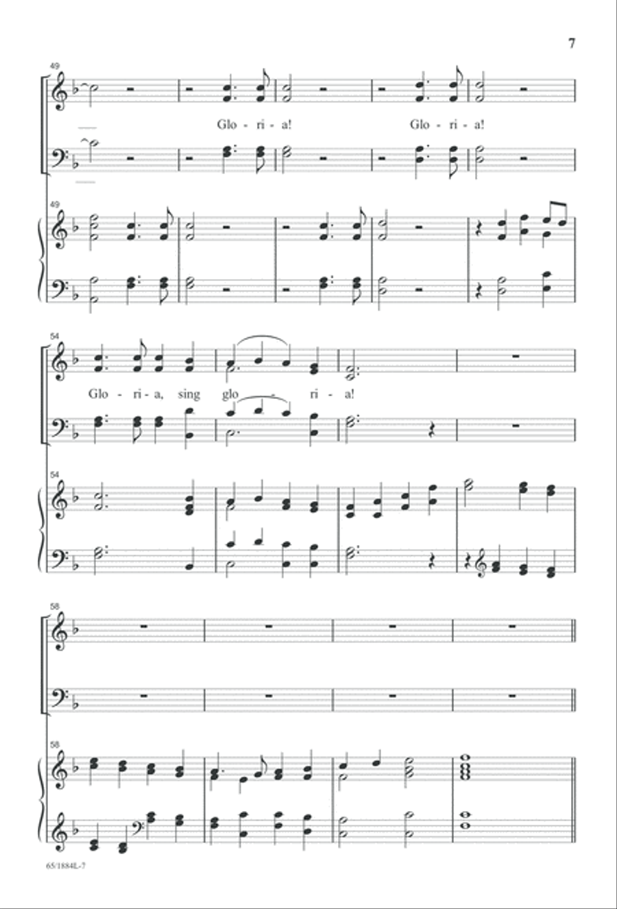 Let Us Adore Him 4-Part scores gallery preview page 9