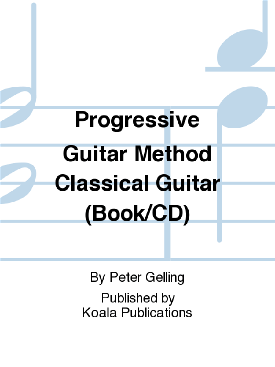 Progressive Guitar Method Classical Guitar (Book/CD) Acoustic Guitar scores gallery preview page 1